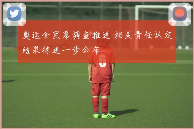 奥运会黑幕调查推进 相关责任认定结果待进一步公布